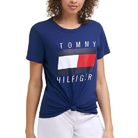 Tommy Hilfiger Women's‎ Performance Cotton T-Shirt - Picture 1 of 6
